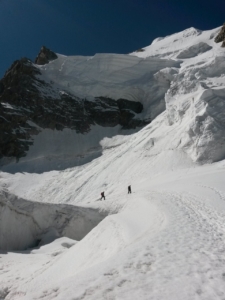 Alpinisme avec le Groupe Jeunesse CAS Vallorbe Yverdon dans le massif du Mont Blanc
