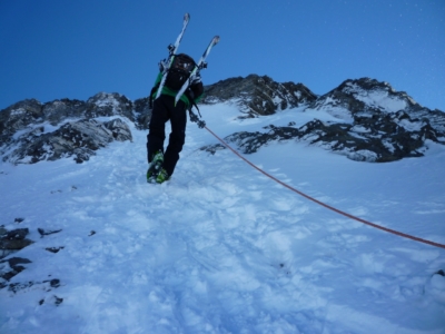 Alpinisme avec le Groupe Jeunesse CAS Vallorbe Yverdon ski freeride